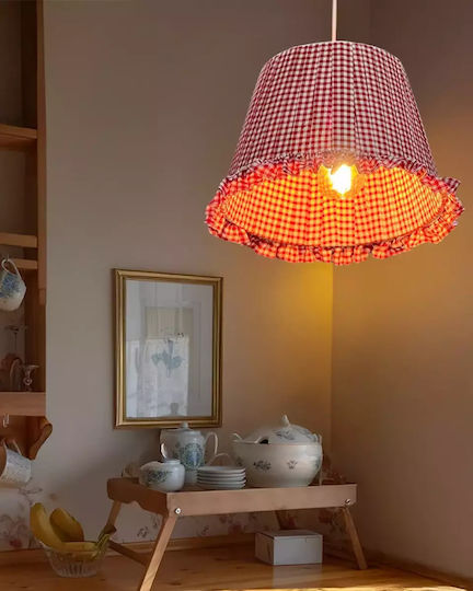 SteweHome Kremasta Deckenleuchte Rot Vintage