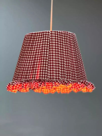 SteweHome Kremasta Deckenleuchte Rot Vintage