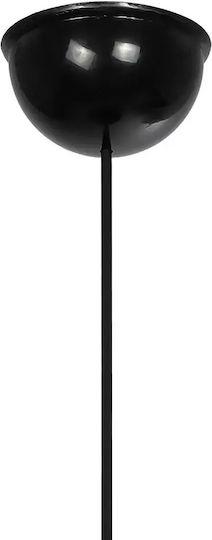 GloboStar Meloni Pendant Light White with Crystals for Socket E27 20x20x38cm