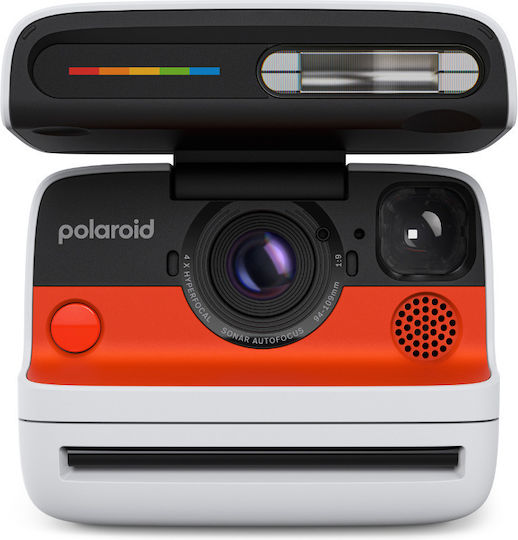 Polaroid Flip Instant Фотоапарат + Цветен Филм (8 Снимки) Бял