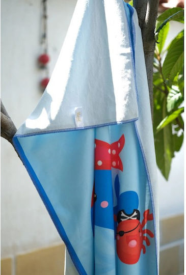 Kids' Beach Towel Pirate Whale – 65 X 130 Cm