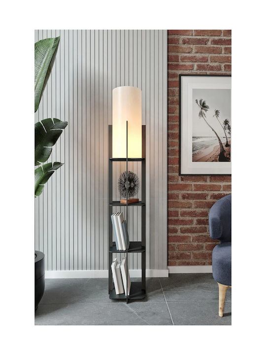 Floor Lamp Storage Shelves Modern Design 25cmx25x135cm