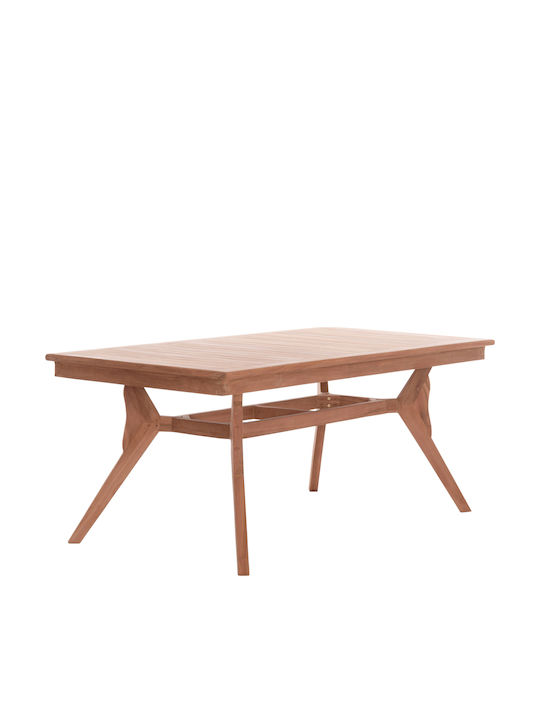 Wonder Tisch Speisesaal aus Massivholz Natural 180x91x75cm