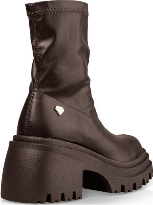Stiefeletten Damen Braun