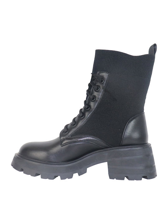 Stiefeletten Damen Schwarz