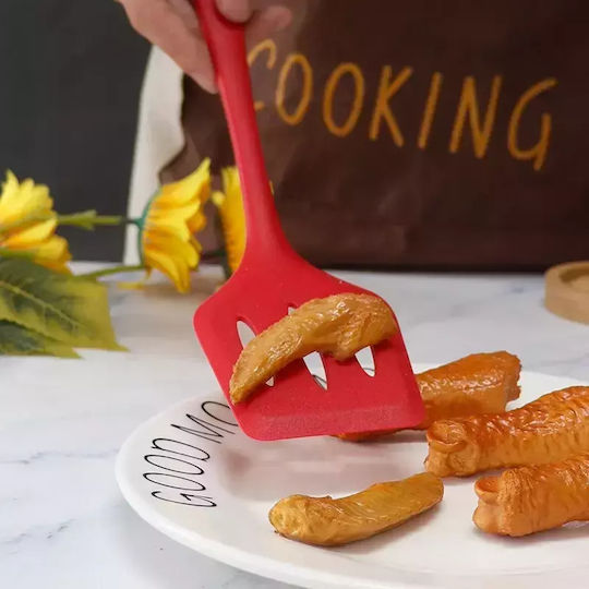 Pandaboo Silicone Cooking Utensil Set Red 5pcs