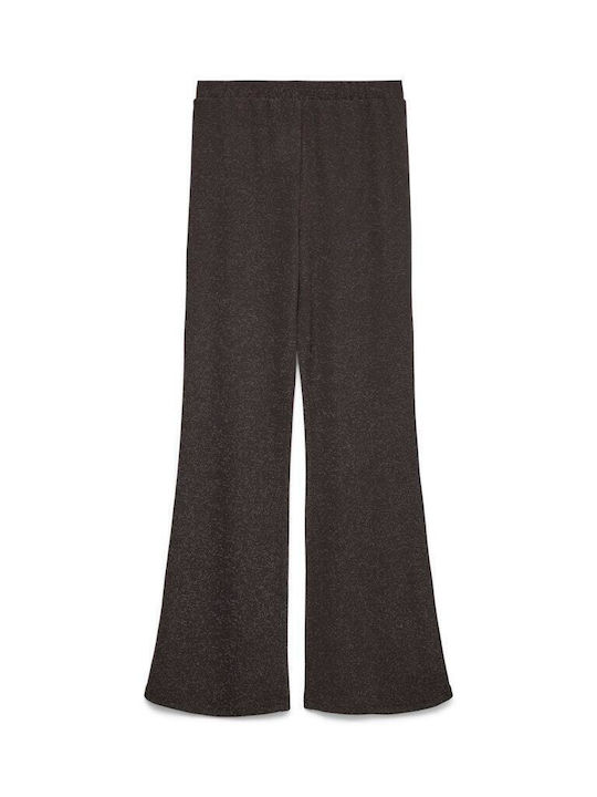 Damen Hoch tailliert Stoff Hose Chocolate Torte