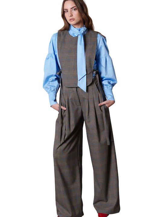 Pants Γυναικείο Υφασμάτινο Παντελόνι Grey