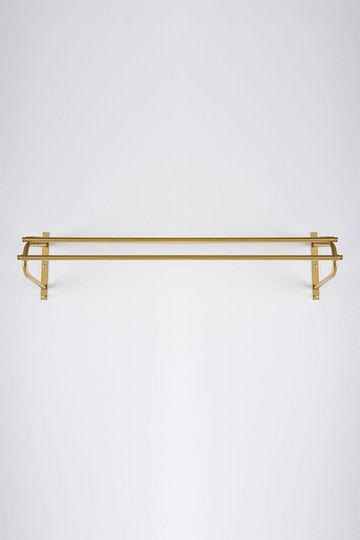 Goldene Metallische Wanddekoration Eros 100x28cm Skandinavisch
