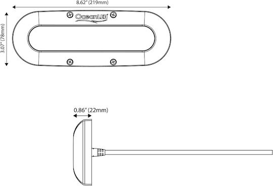 Unterwasserlicht X8 Series Fixture Lumens 2300