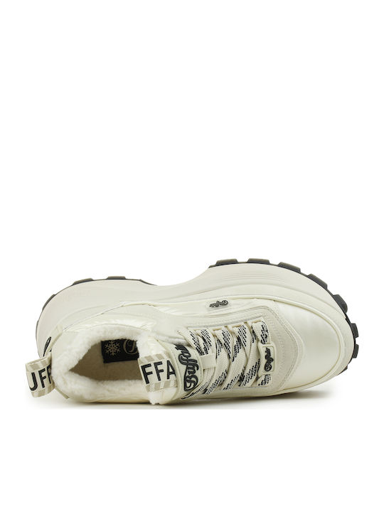 Buffalo Γυναικεία Sneakers Μπεζ 1636547