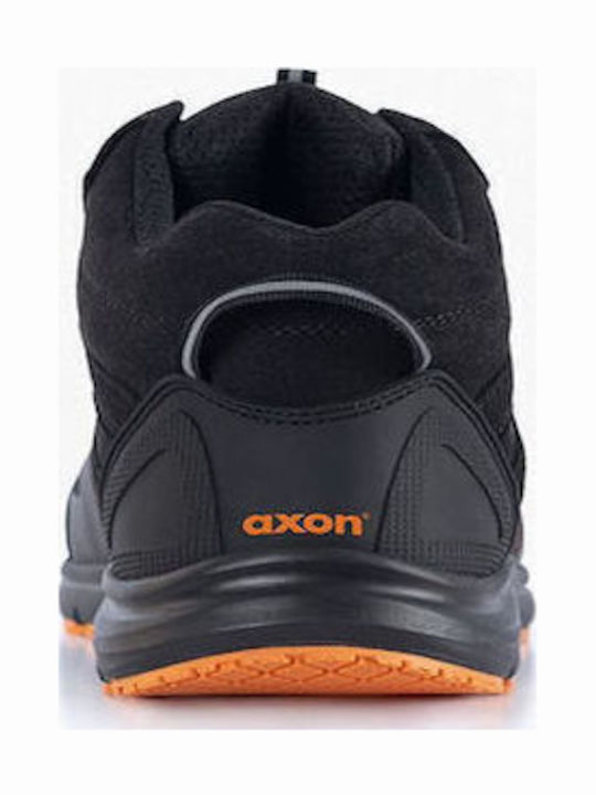 Axon Waterproof Black Safety Boots S3S with SR Certification