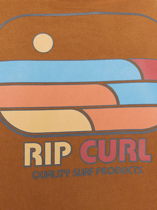 Surf Revival Brown Hoodie Men'S Sweatshirt