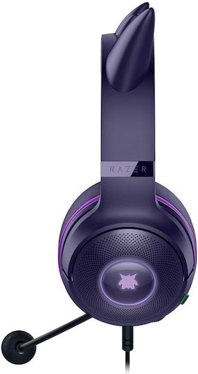 Razer Kraken Kitty V2 Over Ear Gaming Headset with Connection USB Pokemon Gengar
