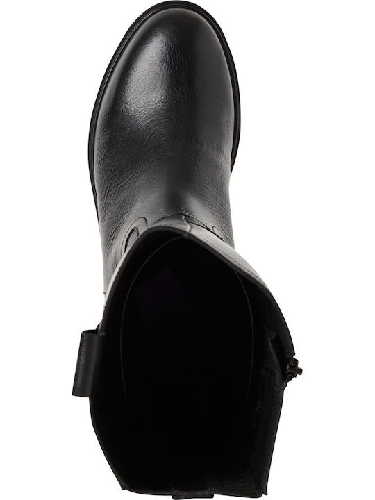 Leather Women's Riding Boots Black
