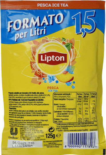 Lipton Ice Tea Peach Powder Non-Carbonated 125gr