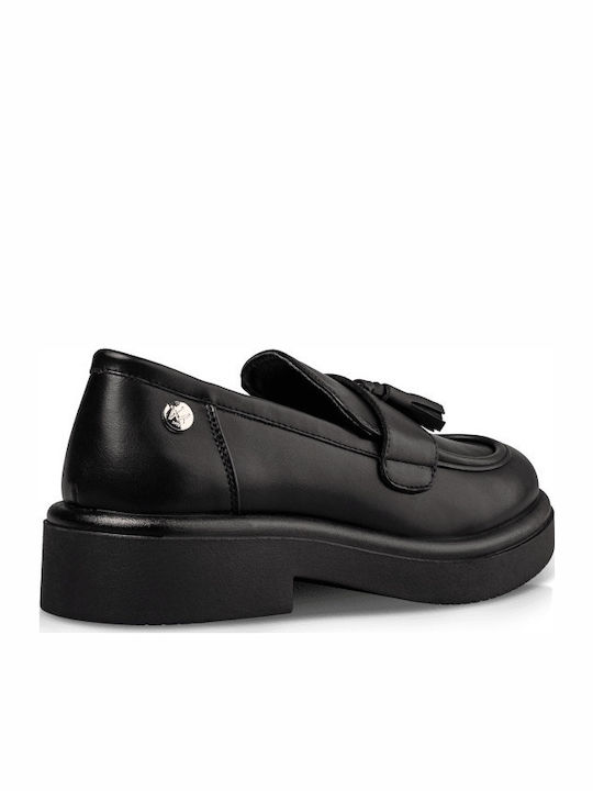 Mocasini dama în culoarea Negru