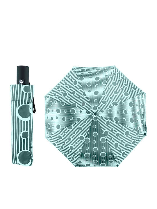 Rain Αυτόματη Ομπρέλα Βροχής Σπαστή Πράσινη