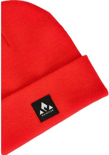Beanie Unisex Beanie Gestrickt in Rot Farbe