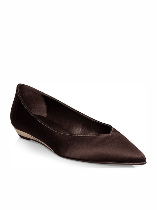 Envie Shoes Synthetic Leather Ballerinas Brown