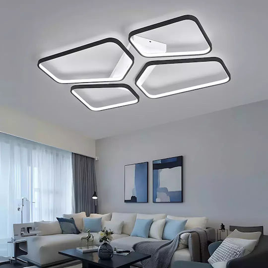 Pamira Modernes Design Deckenleuchte Mit Integrierter LED In 3 Farben 45 × 70 × 10 cm Pamira Modernes Design Deckenleuchte Mit Integrierter LED In 3 Farben 45 × 70 × 10 cm