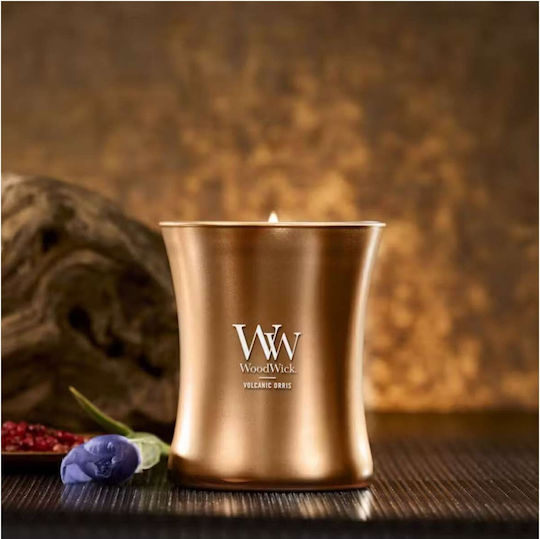 Κερί Αρωματικό Ξύλινο Φυτίλι Medium Precious Metals Volcanic Orris