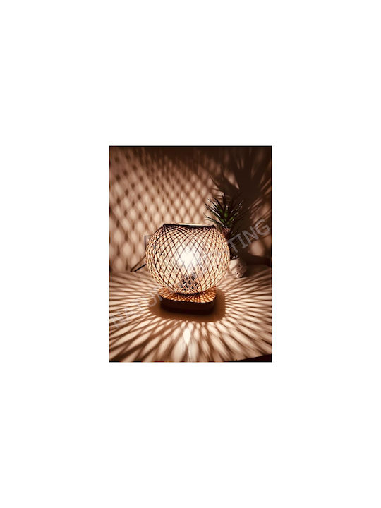 Wooden Lampshade Juta Willow Headboard Floor Lamp