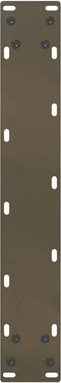 vidaXL Metallic Furniture Leg 2 Pieces Suitable for Table / Coffee Table 40x110x110cm Natural
