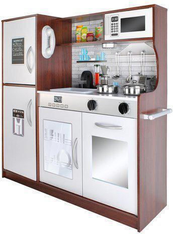 Kruzzel Children's Kitchen Kitchen, Dishwasher and Refrigerator made of Wood 80.5 cm