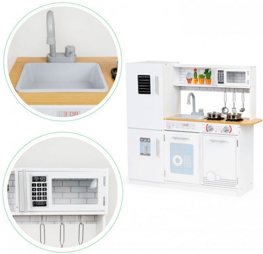 Ecotoys Παιδική Κουζίνα από Ξύλο για 3+ Ετών