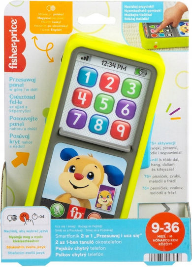Fisher Price Toy Phone Laugh & Learn Smartphone with Music and Sounds for 9++ Months