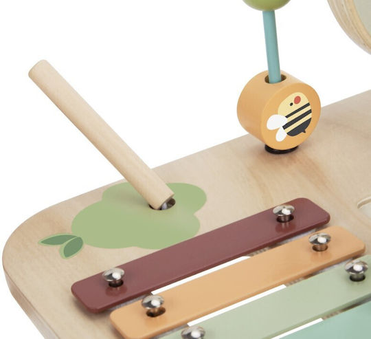 Tooky Toys Activity Table made of Wood with Music for 24++ Months