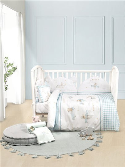 Nima Set Baby Bettlaken Für Krippe Baumwolle Angepasst Weiß 70x140cm