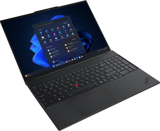 Lenovo ThinkPad E16 Gen 3 16" IPS FHD+ (Nucleu 7-240H/16GB/512GB SSD/W11 Pro) Negru (Tastatură Engleză Internațională)