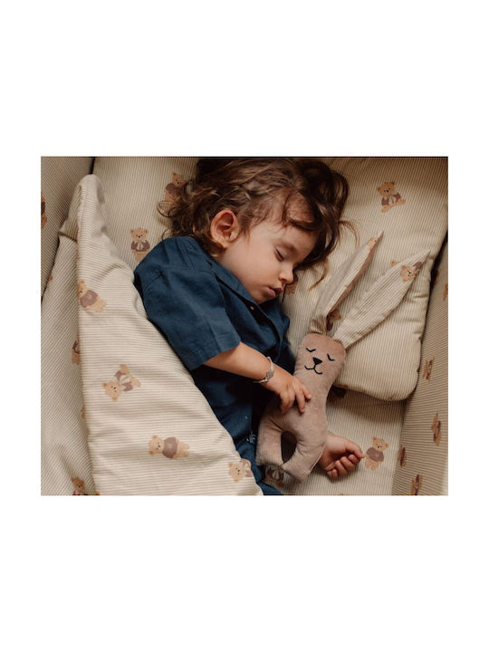La Millou Fitted Ecru Baby Sheets 70x140cm