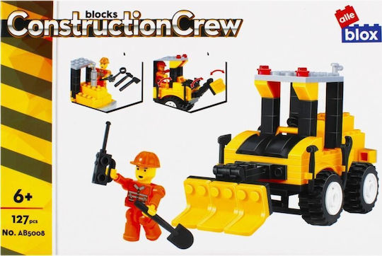 Alleblox Конструктори Construction Crew за 6+ Години 127 Бройки