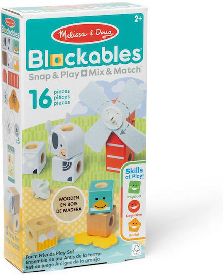 Melissa & Doug Блокчета Bloackables: Farm Friends