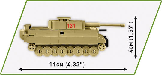 Cobi Τουβλάκια Tiger I 131 για 6+ Ετών 144τμχ