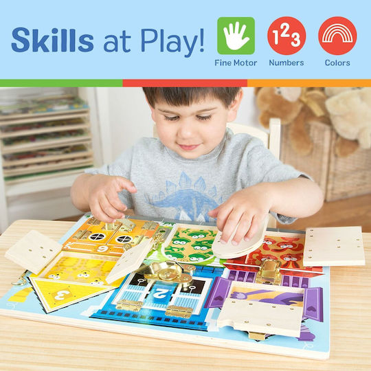 Melissa & Doug Blocuri Educaționale Bloackables: Latches