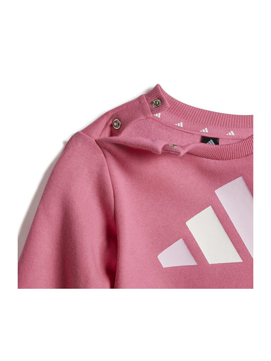Детски Комплект Анцуг С Блуза Pink Fusion/Clear Pink/White 2 Бройки Essentials
