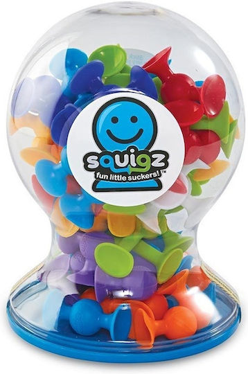 Fat Brain Toys Jucărie de Construcție din Plastic Squigz Deluxe Kit pentru Copii 3+ ani+ Ani
