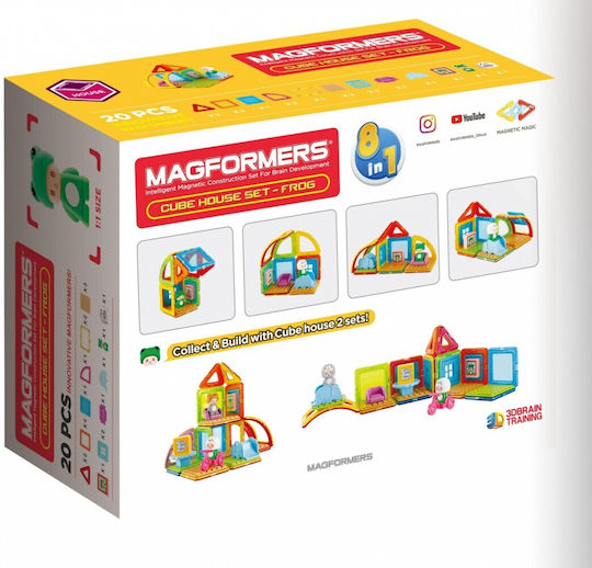 Magformers Μαγνητικό Παιχνίδι Κατασκευών για Παιδιά 3+ Ετών