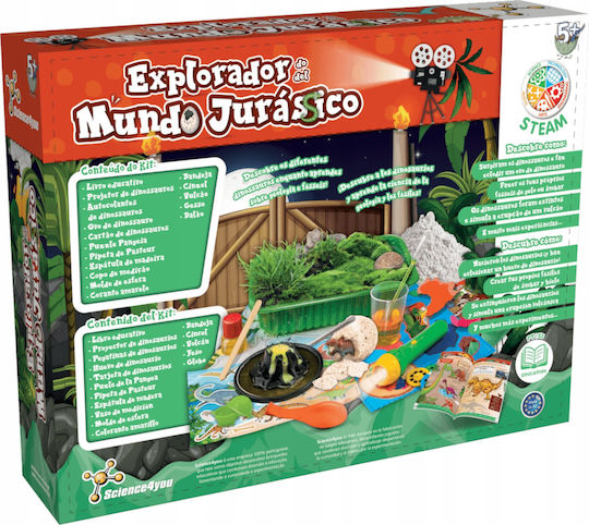 Trefl Jucărie de Construcție din Lemn Become A Dinosaur Explorer