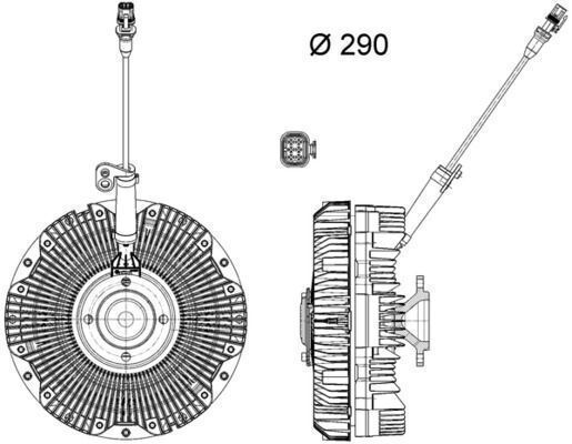 Mahle Car Radiator Fan