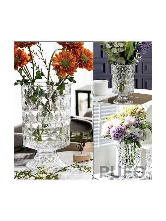 Διακοσμητικό Βάζο Glas Transparent 18cm 1Stück