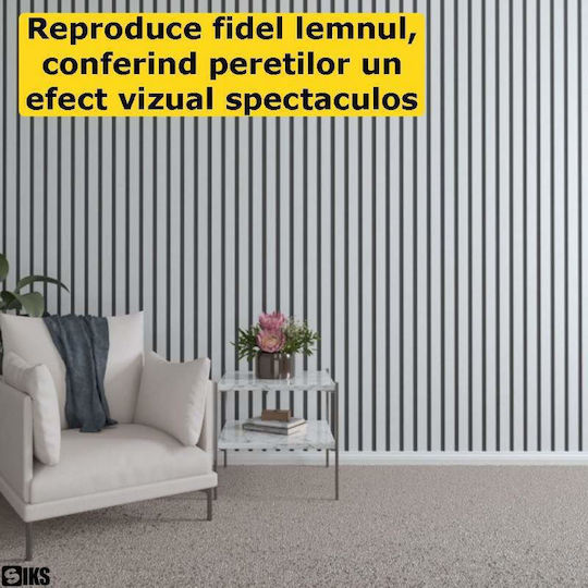 Panouri Decorative 3D Autoadezive Gri 60x30cm 5 Bucăți