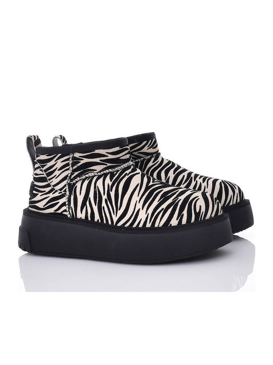Wildleder Stiefeletten Damen Weiß