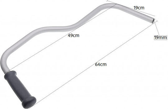 One-piece 19mm Brushcutter Handle