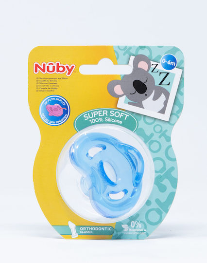 Nuby Pacifiers Silicone for 6+ months 2pcs