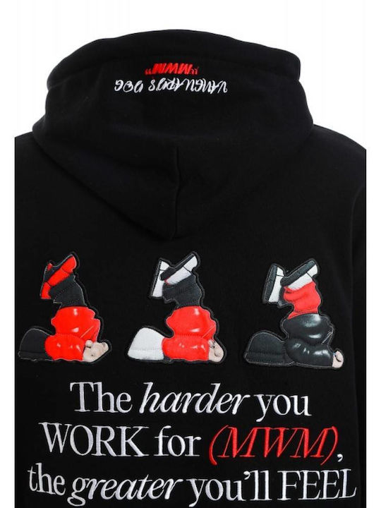 Sweatshirt mit Kapuze Black